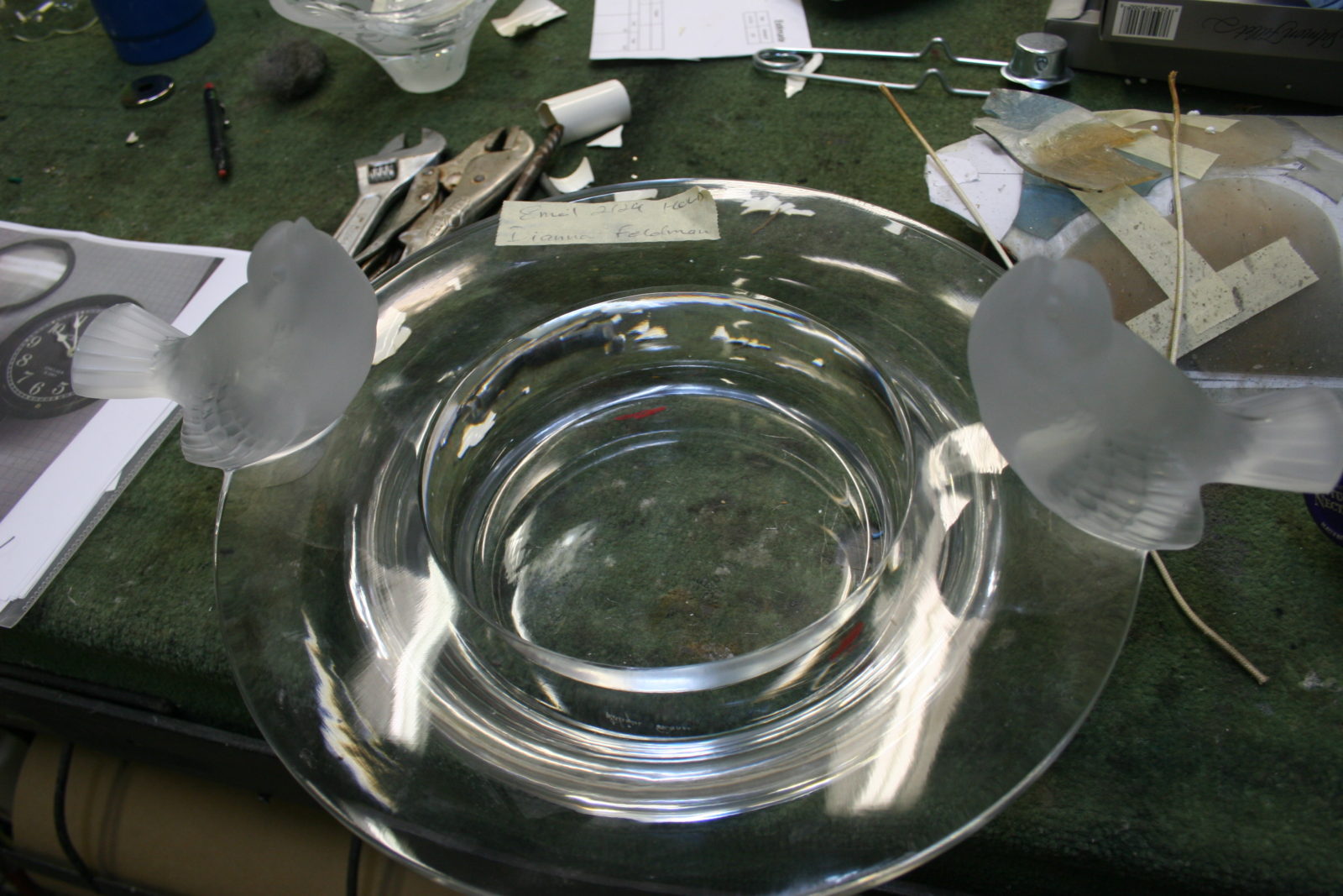 Antique Glassware Repair Project Repair Gallery Bruening Glass Works